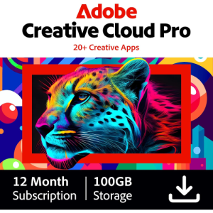 Adobe Creative Cloud Pro | 20+ creative apps plus 100GB Storage